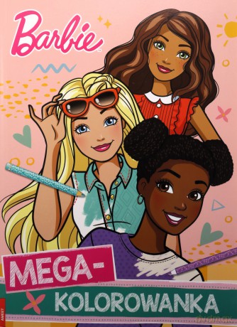 Barbie Megakolorowanka KOL-1104 [KSIĄŻKA]