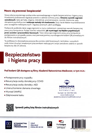 Bezpieczeństwo i higiena pracy Podręcznik z filmami instruktażowymi - Wanda Bukała [KSIĄŻKA]