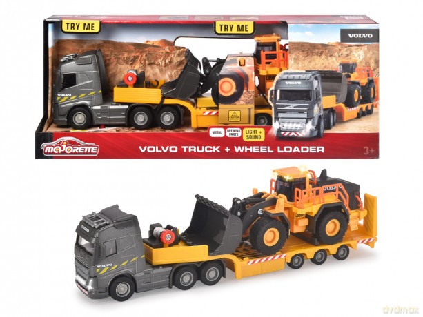 Ciężarówka i ładowarka Volvo 35 cm Majorette Grand