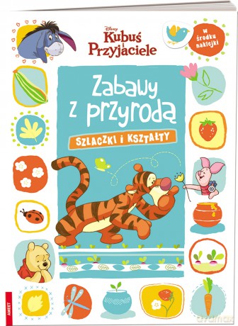 Disney Kubuś i przyjaciele Zabawy z przyrodą szlaczki i kształty ZP-9102 [KSIĄŻKA]