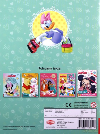 Disney Minnie Baw się naklejkami STJ-9109 [KSIĄŻKA]