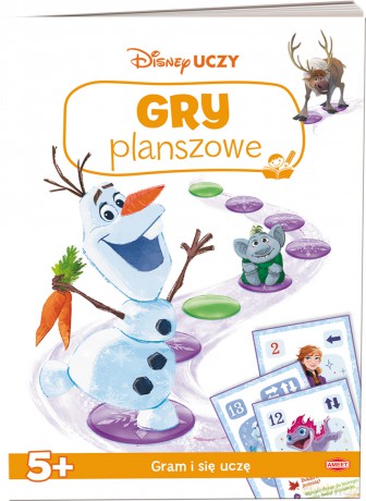 Disney uczy Kraina Lodu Gry planszowe UBG-9301 [KSIĄŻKA]