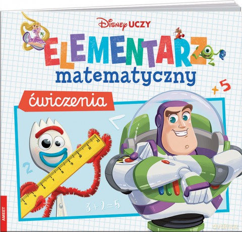Disney uczy mix Elementarz matematyczny Ćwiczenia UMC-9301 [KSIĄŻKA]