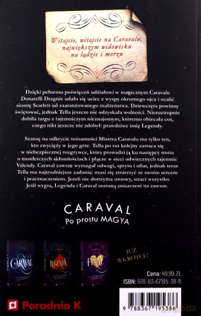 Legenda. Caraval (Tom 2) - Stephanie Garber [KSIĄŻKA]
