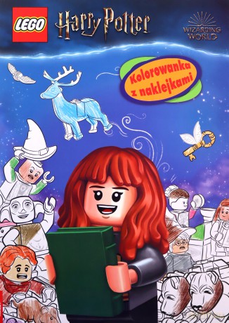Lego Harry Potter Kolorowanka z naklejkami NA-6402 [KSIĄŻKA]