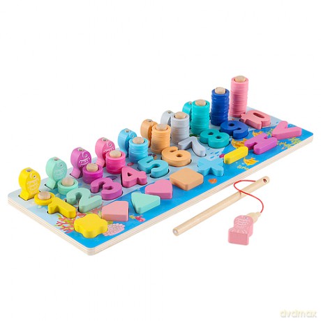 Montessori drewniana zabawka edukacyjna