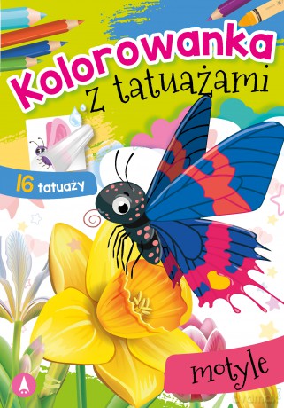 Motyle. Kolorowanka z tatuażami [KSIĄŻKA]