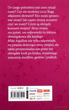 Msza święta. 100 pytań, 100 odpowiedzi - Mike Aquilina [KSIĄŻKA]