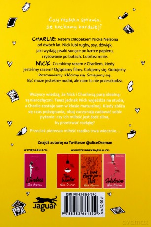 Nick i Charlie. Heartstopper. Nowela - Alice Oseman [KSIĄŻKA]