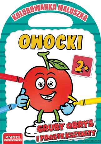 Owocki. Kolorowanka maluszka - Hubert Włodarczyk [KSIĄŻKA]