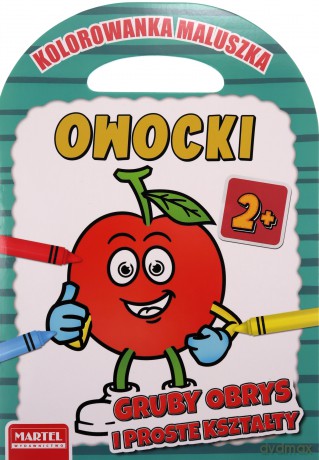 Owocki. Kolorowanka maluszka - Hubert Włodarczyk [KSIĄŻKA]