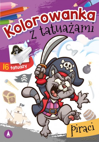 Piraci. Kolorowanka z tatuażami [KSIĄŻKA]