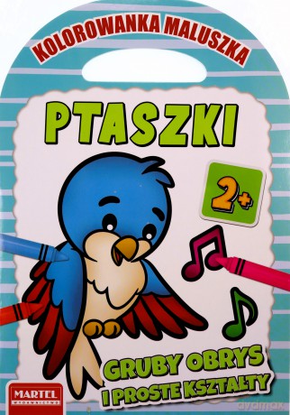 Ptaszki. Kolorowanka maluszka - Hubert Włodarczyk [KSIĄŻKA]