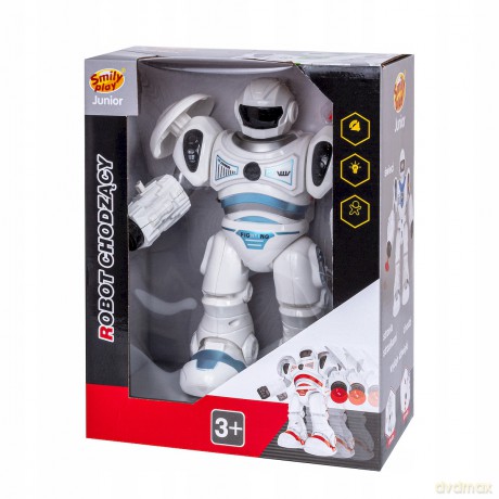 Robot chodzący niebieski