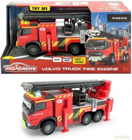 Straż pożarna Volvo 19 cm Majorette Grand