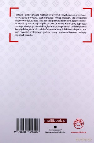 Święci w dziejach narodu polskiego - Feliks Koneczny [KSIĄŻKA]