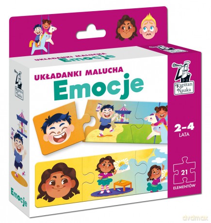 Układanki malucha Emocje Kapitan Nauka