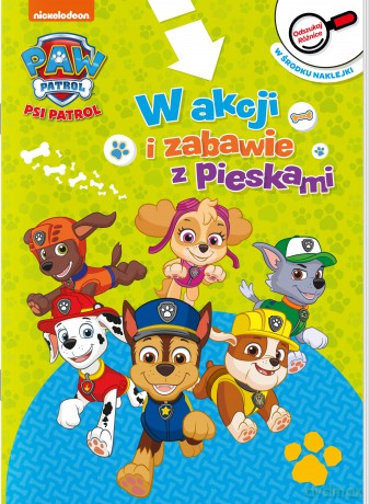 W akcji i zabawie z pieskami. Odszukaj różnice. Psi Patrol [KSIĄŻKA]