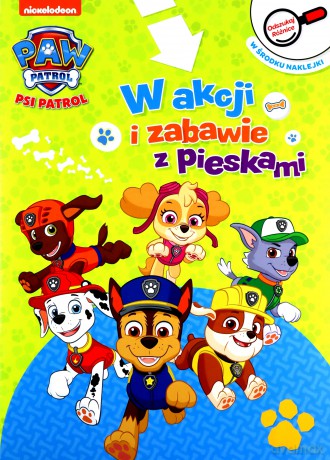 W akcji i zabawie z pieskami. Odszukaj różnice. Psi Patrol [KSIĄŻKA]
