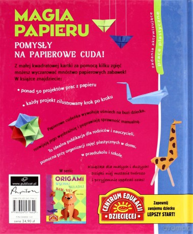 Origami Zginaj Składaj Baw Się (twarda) - Maryse Six [KSIĄŻKA]