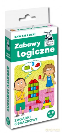 Zabawy logiczne. Zagadki obrazkowe. Kapitan Nauka - Natalia Minge, Krzysztof Minge [KSIĄŻKA]
