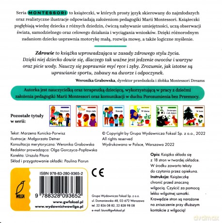 Zdrowie. Montessori - Marzena Kunicka-Porwisz [KSIĄŻKA]