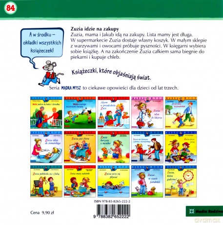Zuzia idzie na zakupy. Mądra Mysz - Liane Schneider [KSIĄŻKA]