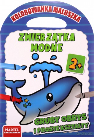 Zwierzątka wodne. Kolorowanka maluszka - Hubert Włodarczyk [KSIĄŻKA]