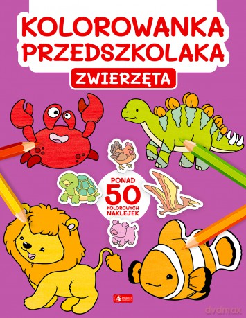 Zwierzęta. Kolorowanka przedszkolaka [KSIĄŻKA]