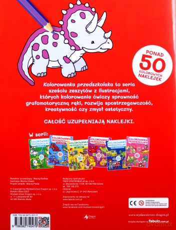 Zwierzęta. Kolorowanka przedszkolaka [KSIĄŻKA]