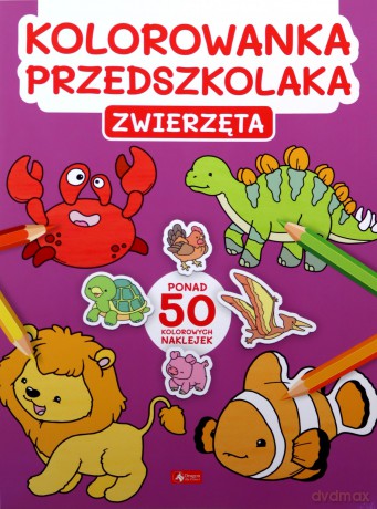 Zwierzęta. Kolorowanka przedszkolaka [KSIĄŻKA]