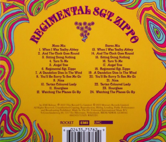 Elton John: Regimental Sgt.Zippo [CD]