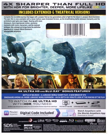Jurassic World Dominion [Blu-Ray 4K]+[Blu-Ray]