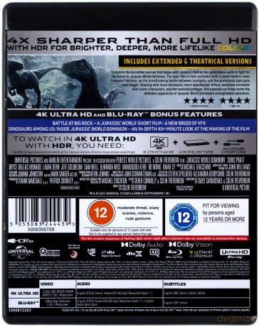 Jurassic World Dominion [Blu-Ray 4K]+[Blu-Ray]