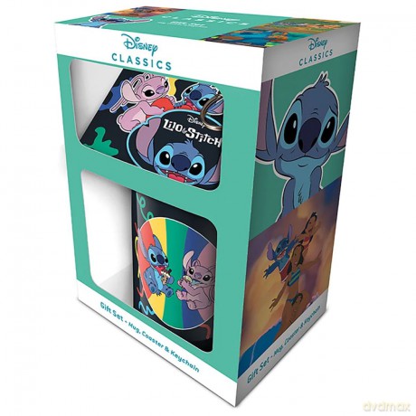 Disney zestaw prezentowy LILO & STITCH: kubek, podkladka, brelok