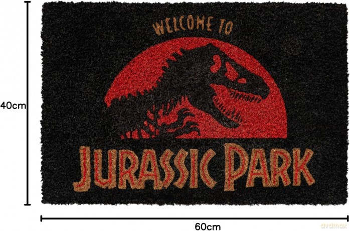 JURASSIC PARK DOORMAT (60 x 40 cm) / wycieraczka pod drzwi Park Jurajski (60 x 40 cm)