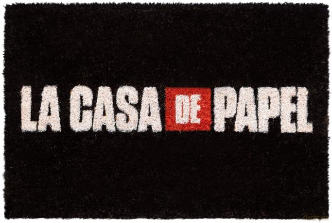 LA CASA DE PAPEL DOORMAT (60 x 40 cm) / wycieraczka pod drzwi Dom z papieru (60 x 40 cm)