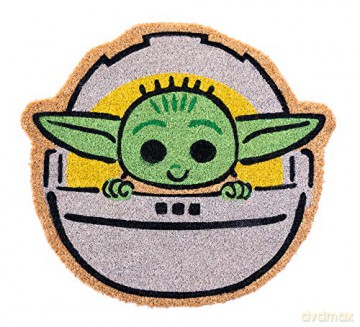 STAR WARS THE MANDALORIAN DIE-CUT SHAPED DOORMAT / wycieraczka pod drzwi Gwiezdne Wojny Mandalorian - Baby Yoda