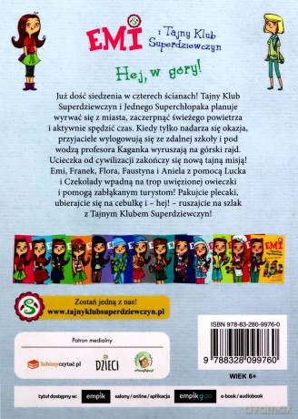 Emi i Tajny Klub Superdziewczyn (Tom 13) Hej, w góry! - Agnieszka Mielech [KSIĄŻKA]