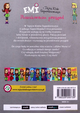 Emi i Tajny Klub Superdziewczyn (Tom 7) Poszukiwacze przygód - Agnieszka Mielech [KSIĄŻKA]