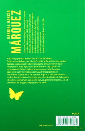 Sto lat samotności - Garcia Marquez Gabriel [KSIĄŻKA]