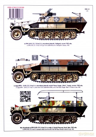 Tank Power VOL. CCLVIII 538. Sd Kfz 251 Ausf. A/B - Janusz Ledwoch [KSIĄŻKA]