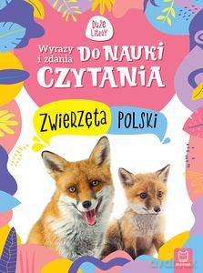 Wyrazy i zdania do nauki czytania. Duże litery. Zwierzęta Polski - Agata Kaczyńska [KSIĄŻKA]