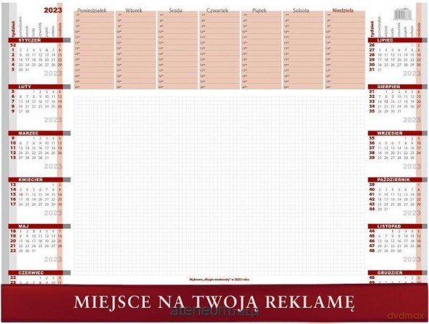 Biuwar z listwą 2023 [KALENDARZ]