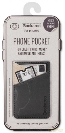Bookaroo Phone pocket - portfel na telefon grafit