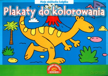 Plakaty Do Kolorowania Moja niebieska Książka [KSIĄŻKA]