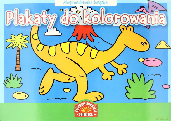 Plakaty Do Kolorowania Moja niebieska Książka [KSIĄŻKA]