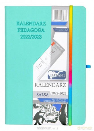 Kalendarz 2022/23 A5 tygodniowy Salsa akwamaryna [KALENDARZ]