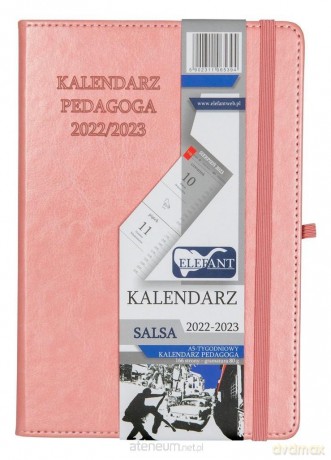 Kalendarz 2022/23 A5 tygodniowy Salsa morelowy [KALENDARZ]