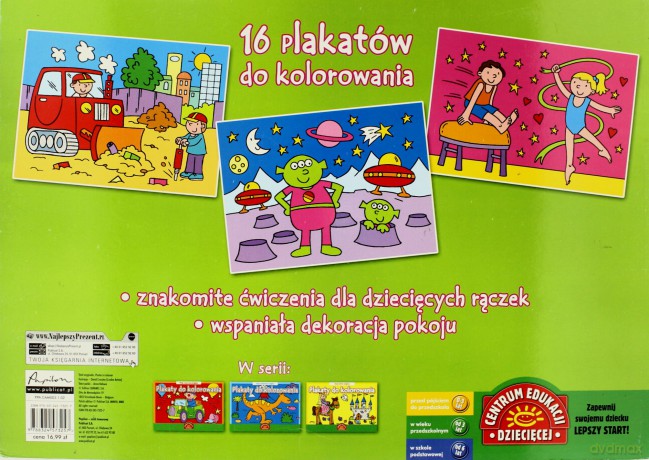Plakaty Do Kolorowania Moja zielona Książka [KSIĄŻKA]